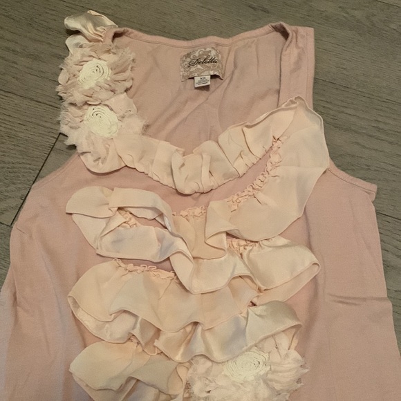 Blush XS tank stop with some embellishments. - Picture 2 of 2